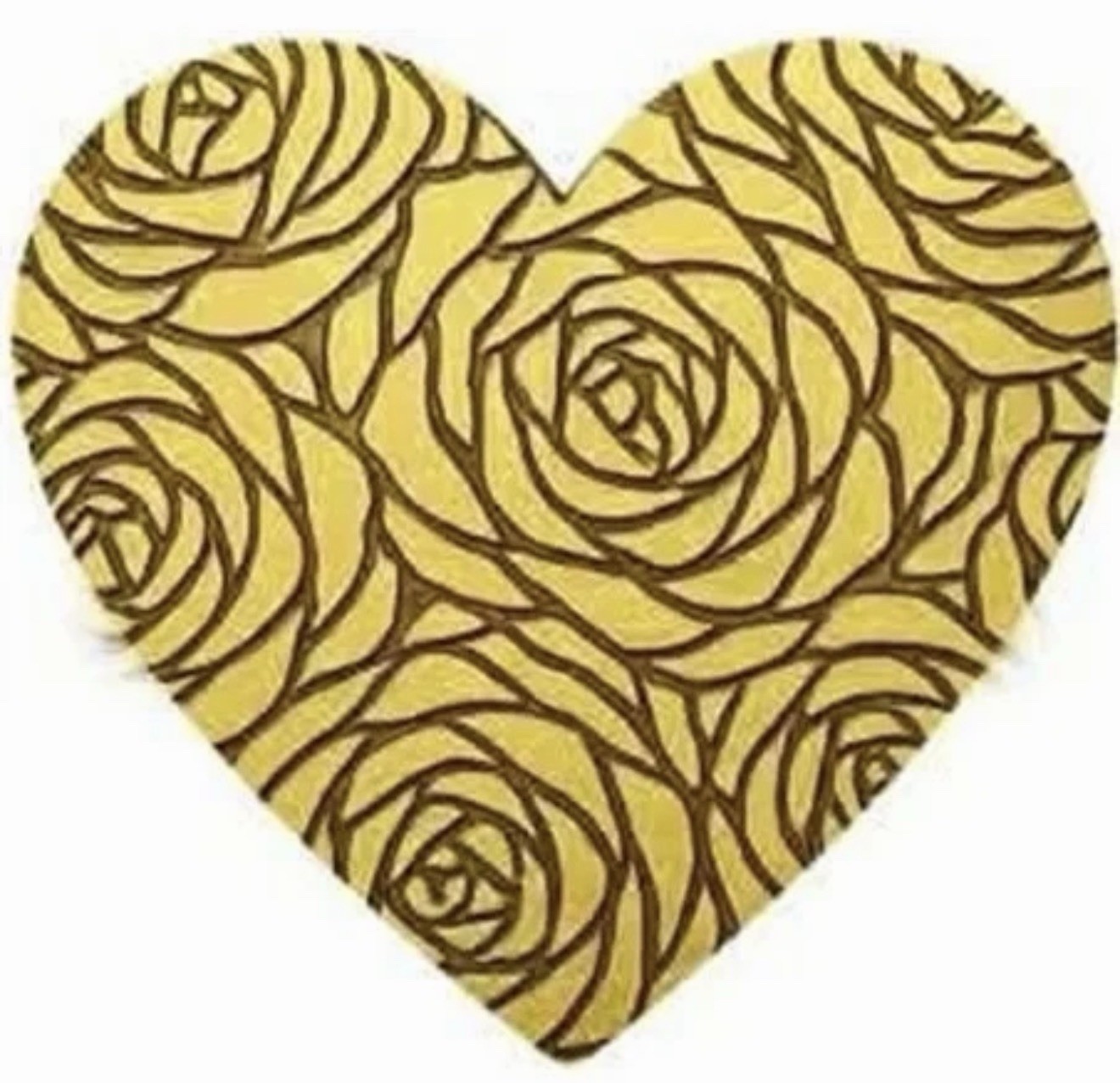 Happy Valentine’s Day 1/1000 oz Shaped Gold in Card