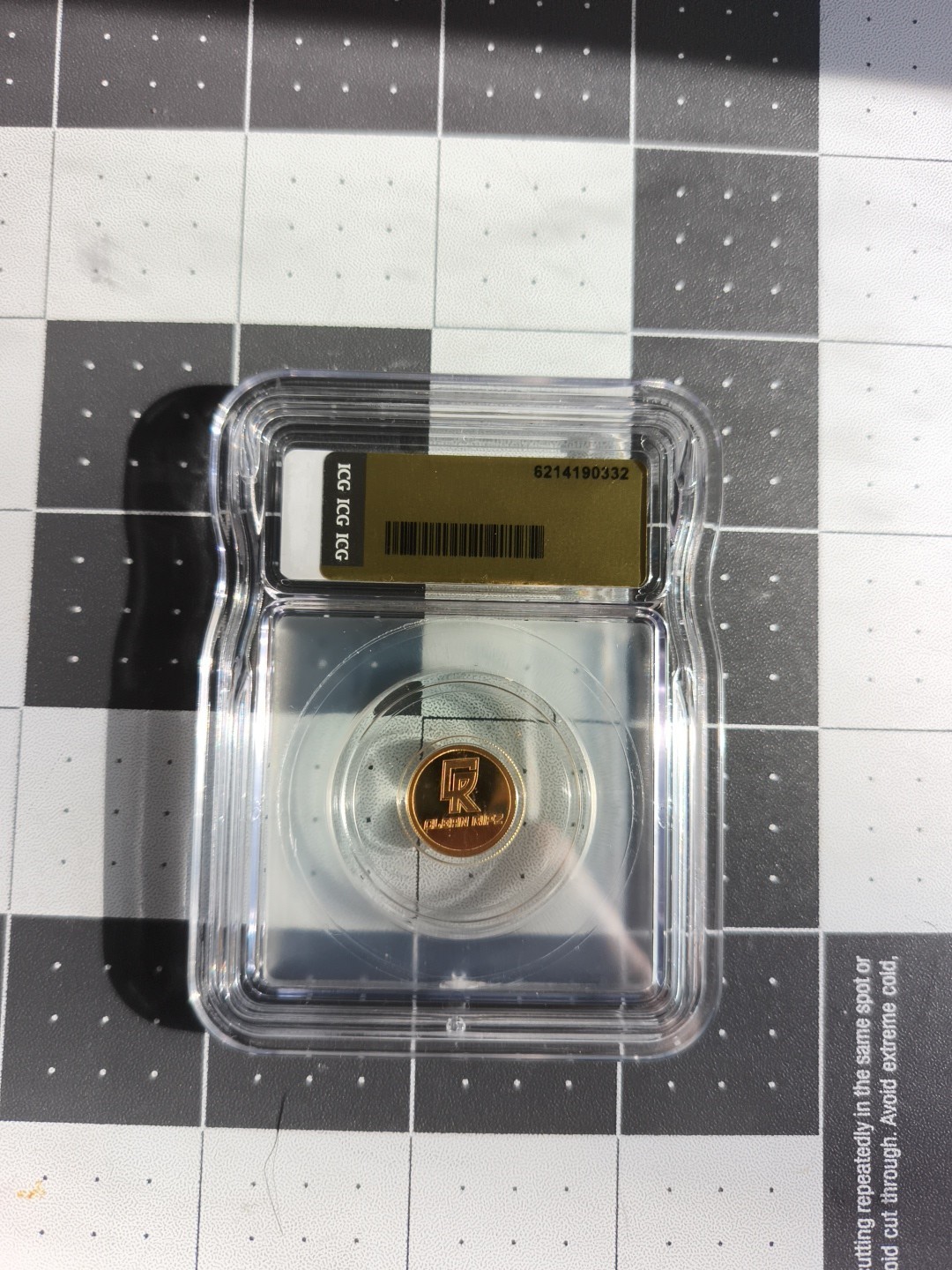ICG Slabbed MS70PL 1 Gram Gold .9999 Fine Gold Coin – Clean Ripz – 1 g GOLD
