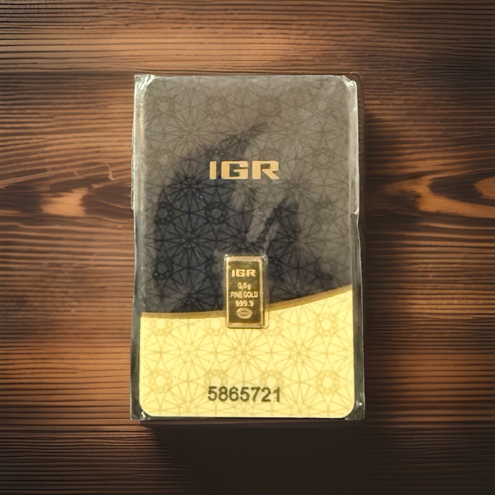 IGR Gold Half Gram Bar (.5g) 999.9 Fine Sealed in Certified Assay Sigma verifie