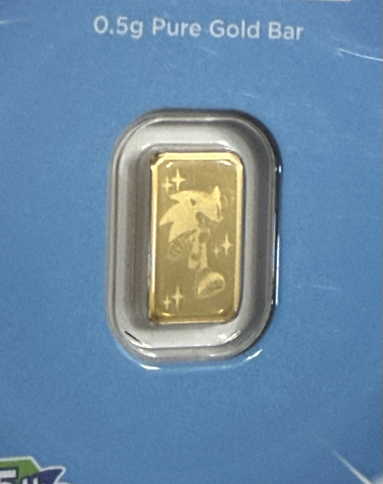 2026 PAMP Suisse Sonic The Hedgehog 35th Anniversary 1/2 Gram 9999 Gold Bar TEP