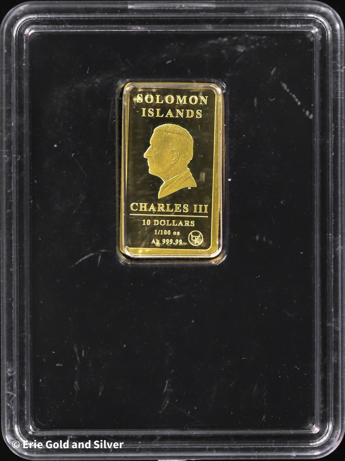 Solomon Islands Flamingo Proof 1/100th oz Gold Bar