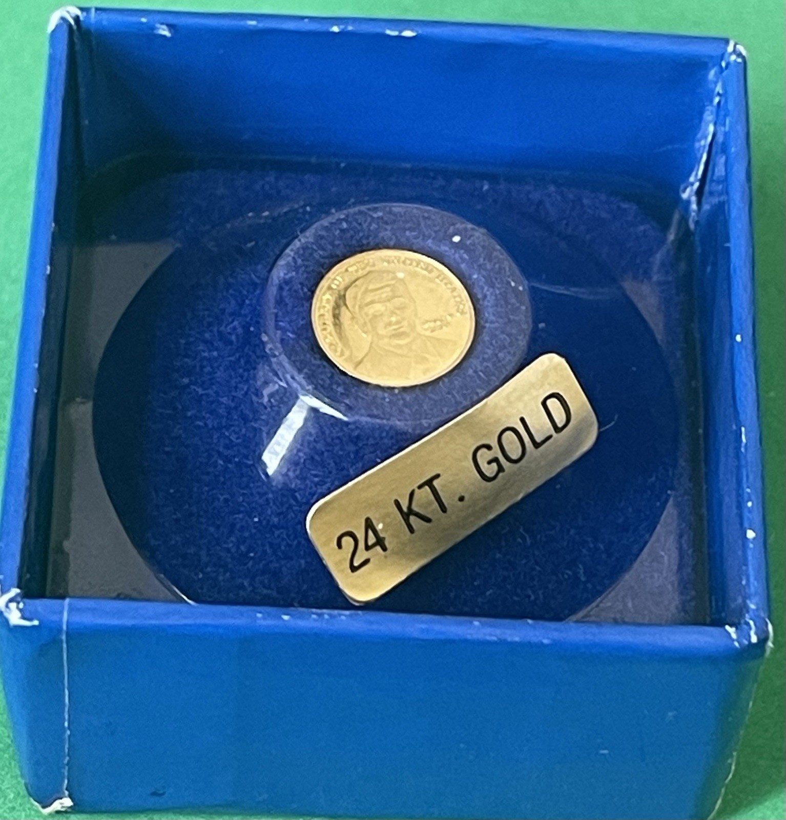 Ronald Reagan Solid Gold 24k Pure .999 Presidential Inaugural Coin