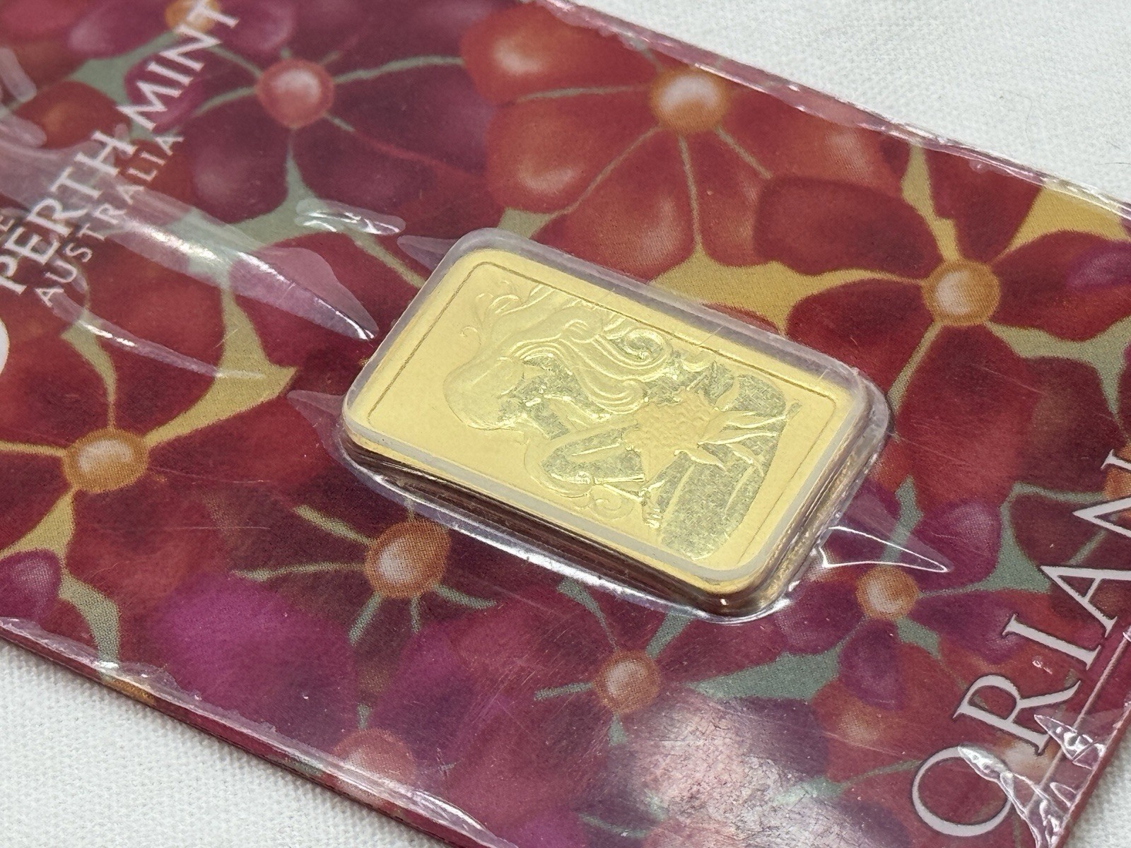 10 gram Gold Bar – The Perth Mint Oriana Design (In Assay)