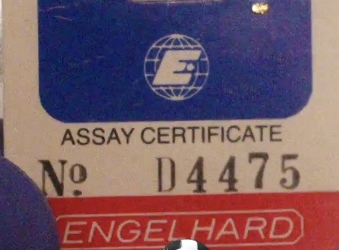 1 gram Gold Bar – Engelhard (In Assay)- Vintage ASSAY- “D” Series -Virgin Sealed