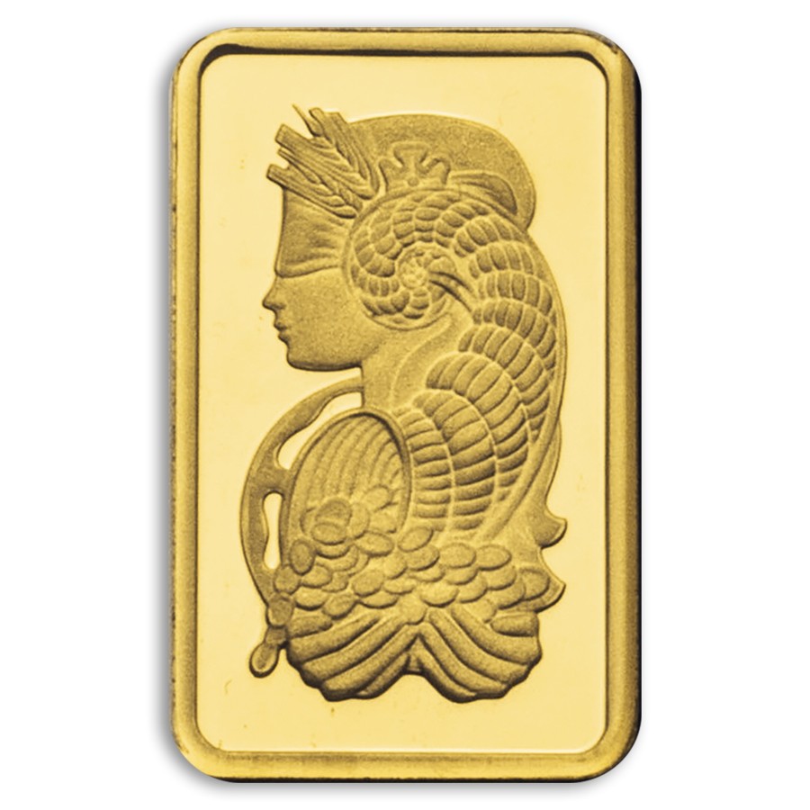 2.5 gram Gold PAMP Lady Fortuna VERISCAN™ Bar w/ Assay