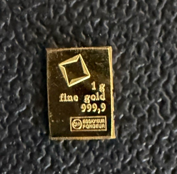 2 x 1 grams 999.9 Fine Gold Bars With Silicone Wallet – Valcambi Suisse Bullion