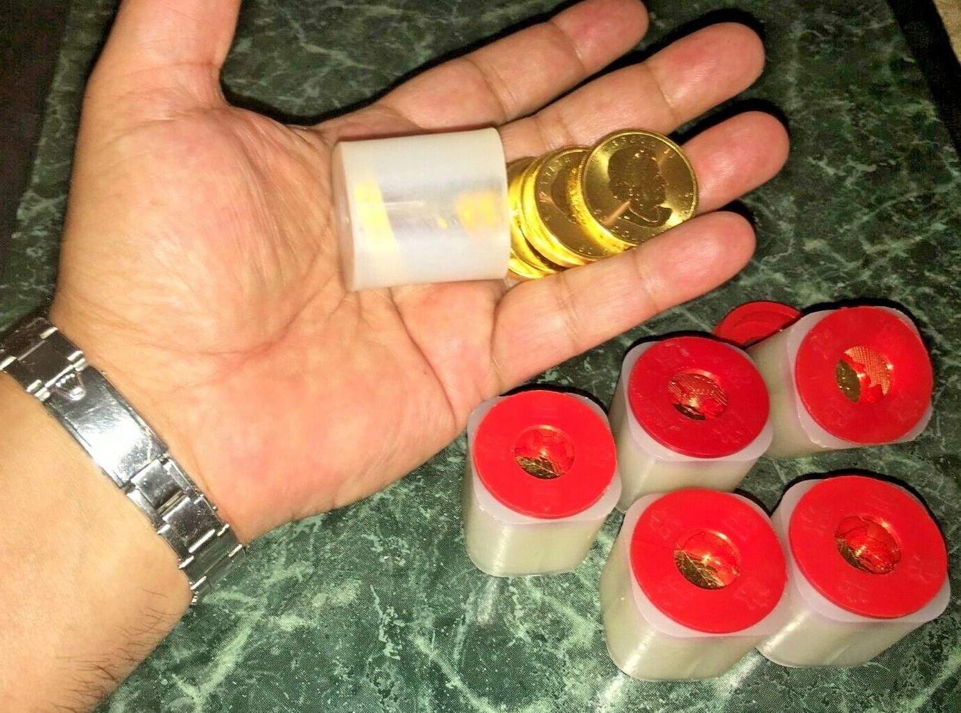 Canada 1 OZ Maple 2018 Gold 9999 Fifty DOLLARS 6 TUBE LOT OF 60