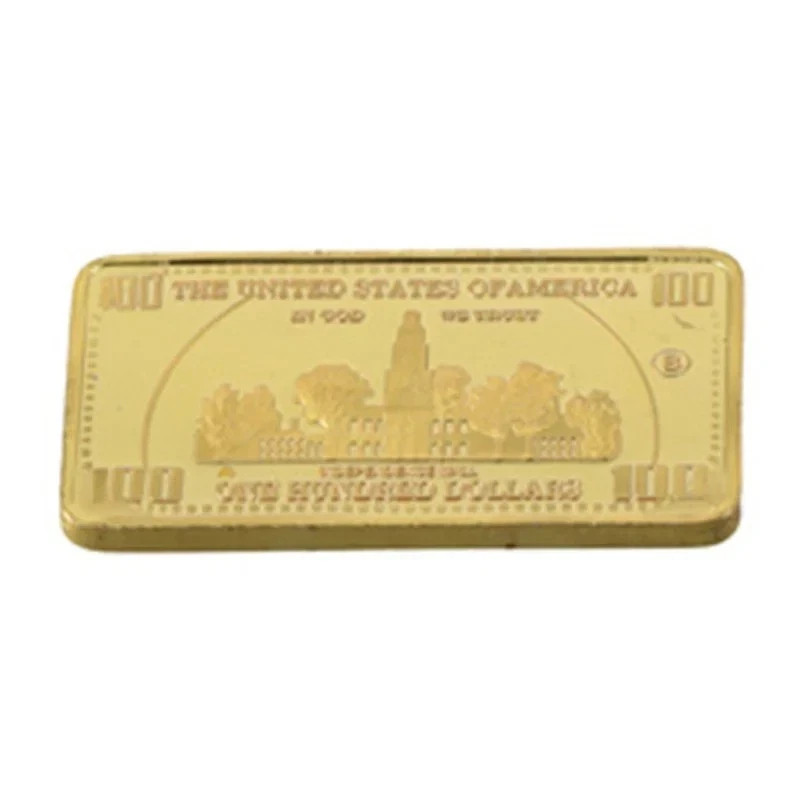 1 OZ – Gold USA 100 Dollar Bullion Bar . 999 Fine 24k….