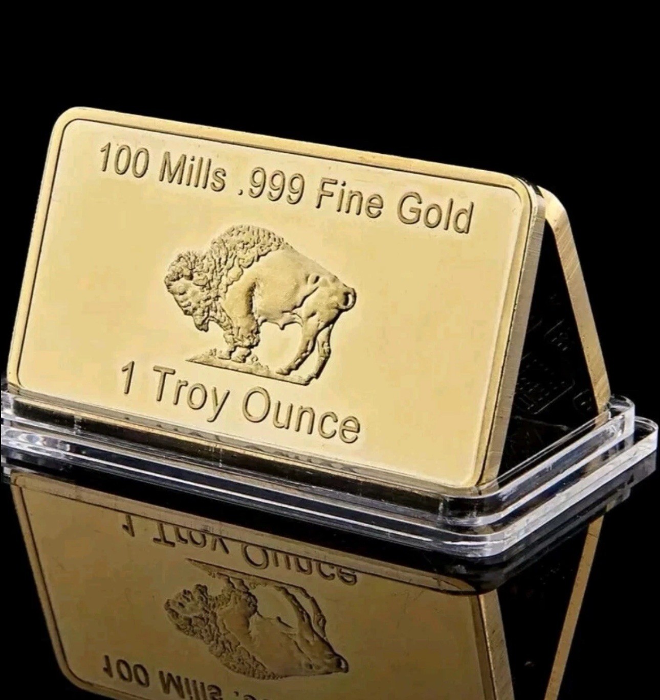 (6) 1 OZ – Gold Buffalo Bullion Bar .999 Fine 24k GOLD BARS