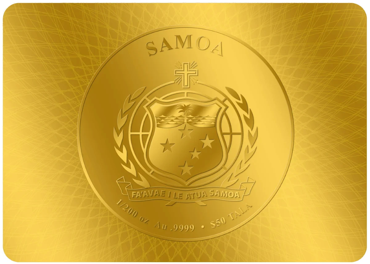 2026 Samoa Spirit Animals Collection Turtle 1/200 oz Gold Proof-like Coin
