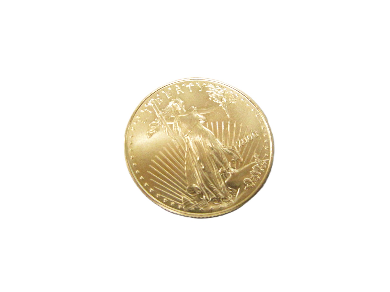 2000 1/2 Ounce Fine Gold 22 Karat American Eagle Coin – 25 Dollars – 8016