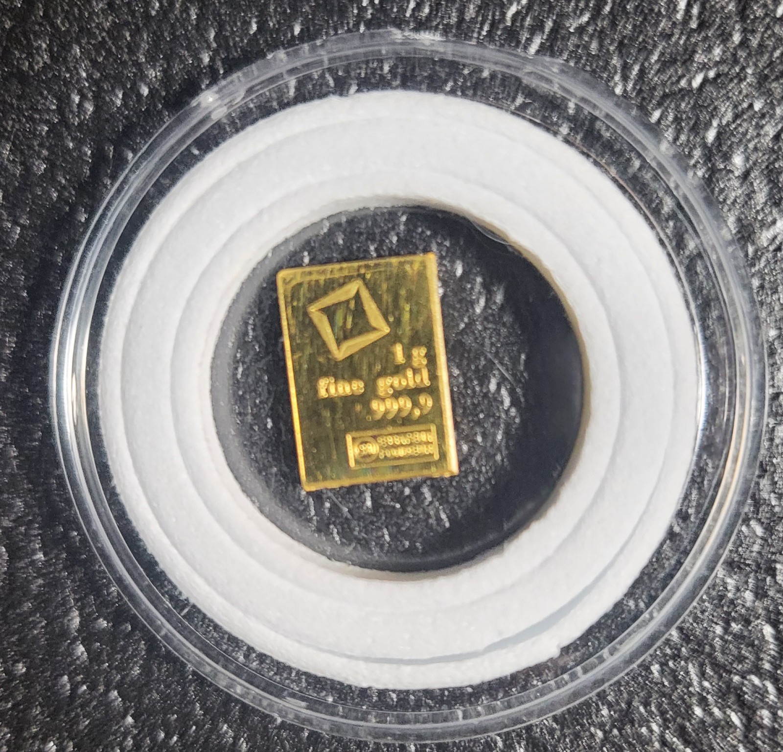 1 Gram Gold CombiBar Valcambi Suisse .9999 Fine Gold Bar