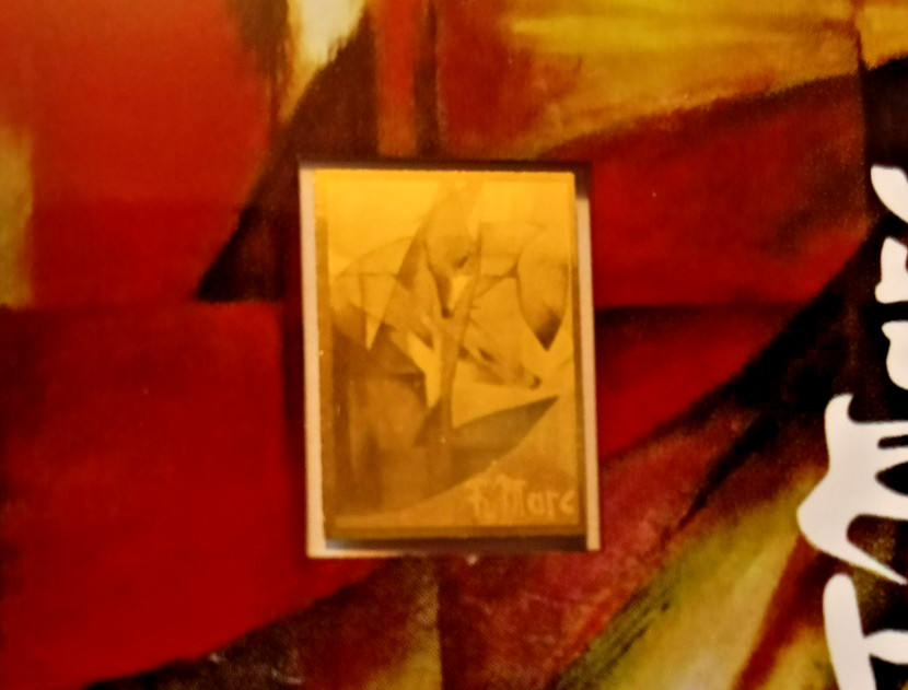 Masterpiece by Franz Marc 1/1000th OZ PURE GOLD THE FOXES COIN BAR