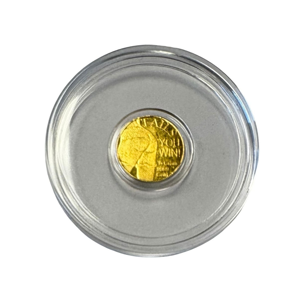 1/4 Gram .9999 Fine Gold Rounds – Heads and Tails (In Capsules)