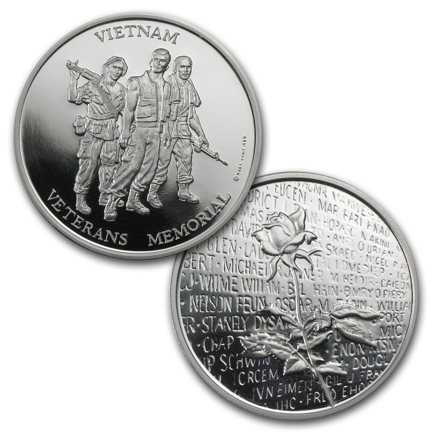 4 Metals Set – Vietnam Veterans Memorial Set (In Capsule)