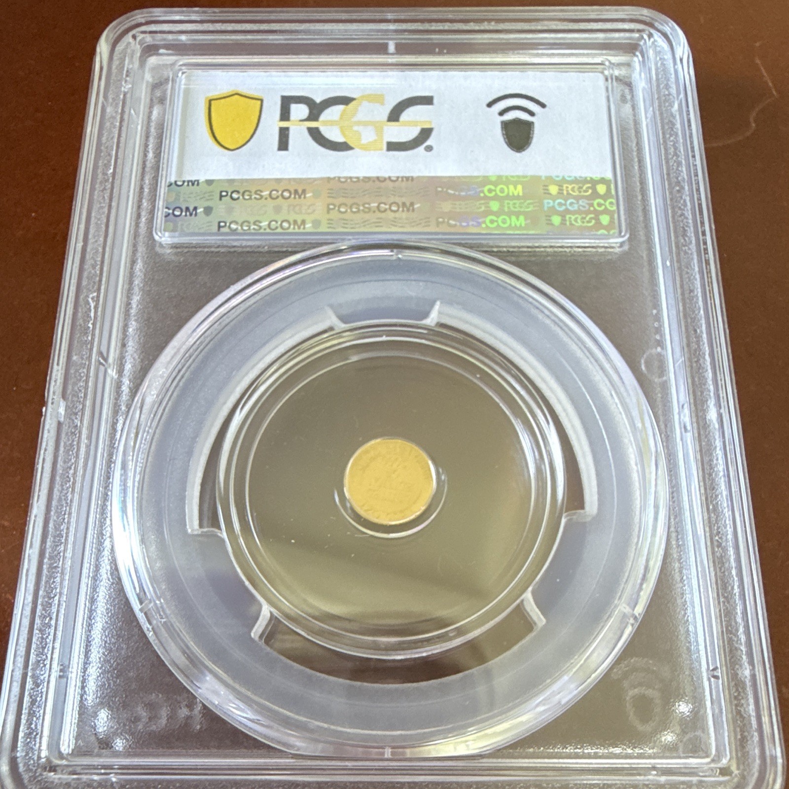 PCGS MS69 No Date Royal Flush 1/500 oz Gold Round .9999 Fine Gold