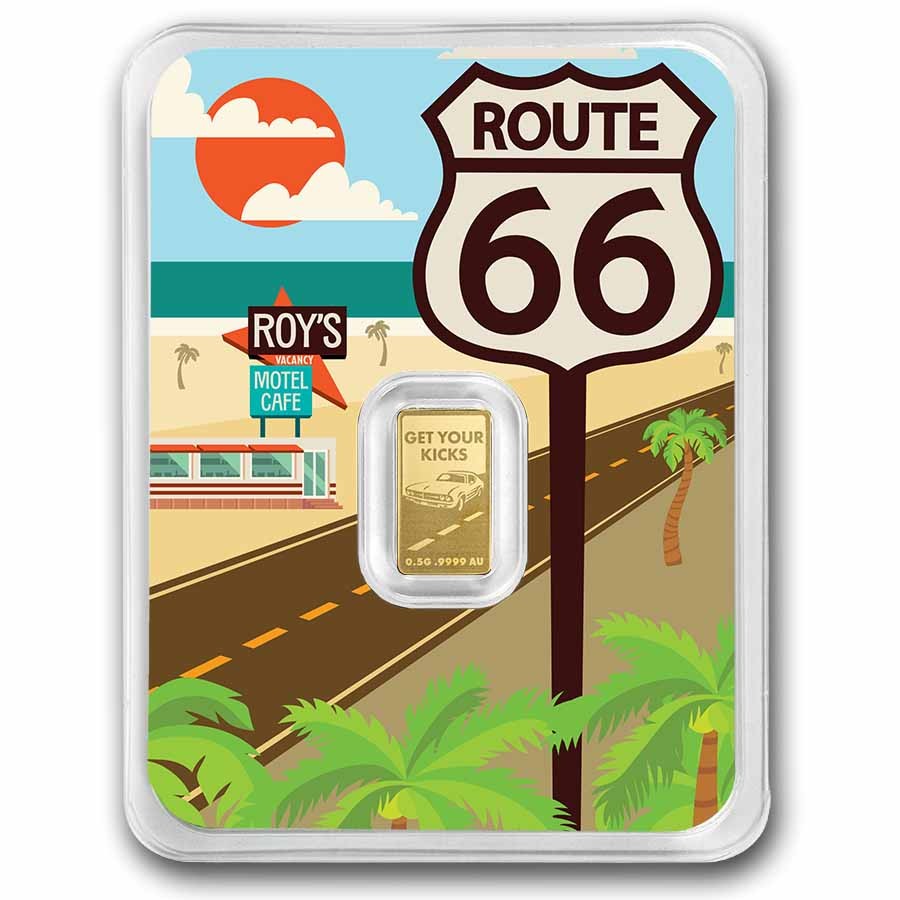 1/2 gram Gold Bar – Route 66 (California TEP)