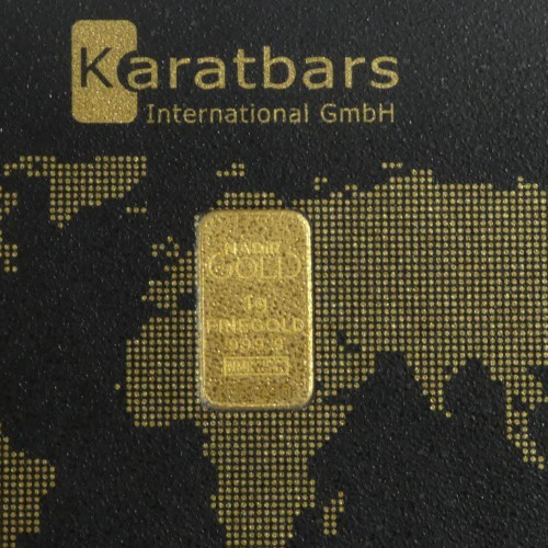Lot of 4 Karatbars Each Contains 1g 999.9 Fine Gold – 4g 999.9 Fine Gold Total