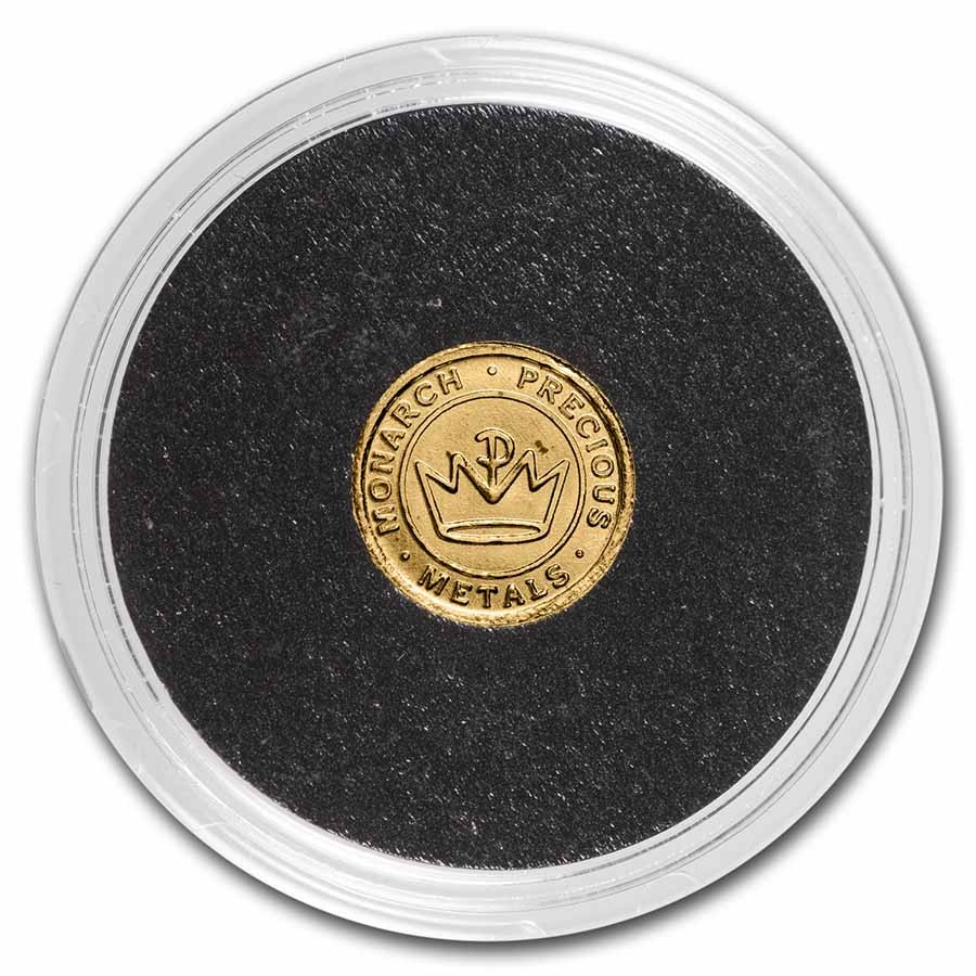 1/2 gram Gold Round – Four Leaf Clover