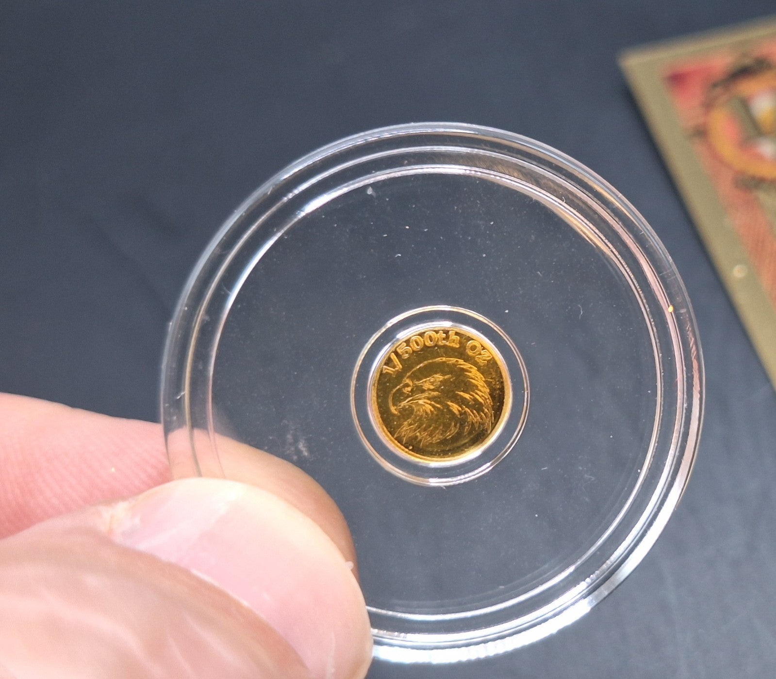 Florida Goldback 1/2 Note & American Eagle 1/500 oz .9999 Fine Gold Round