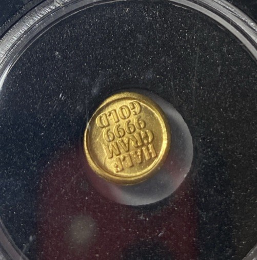 1/2 Gram .999 Gold Round Prospector’s Gold & Gems ICG Genuine Bullion Breakers