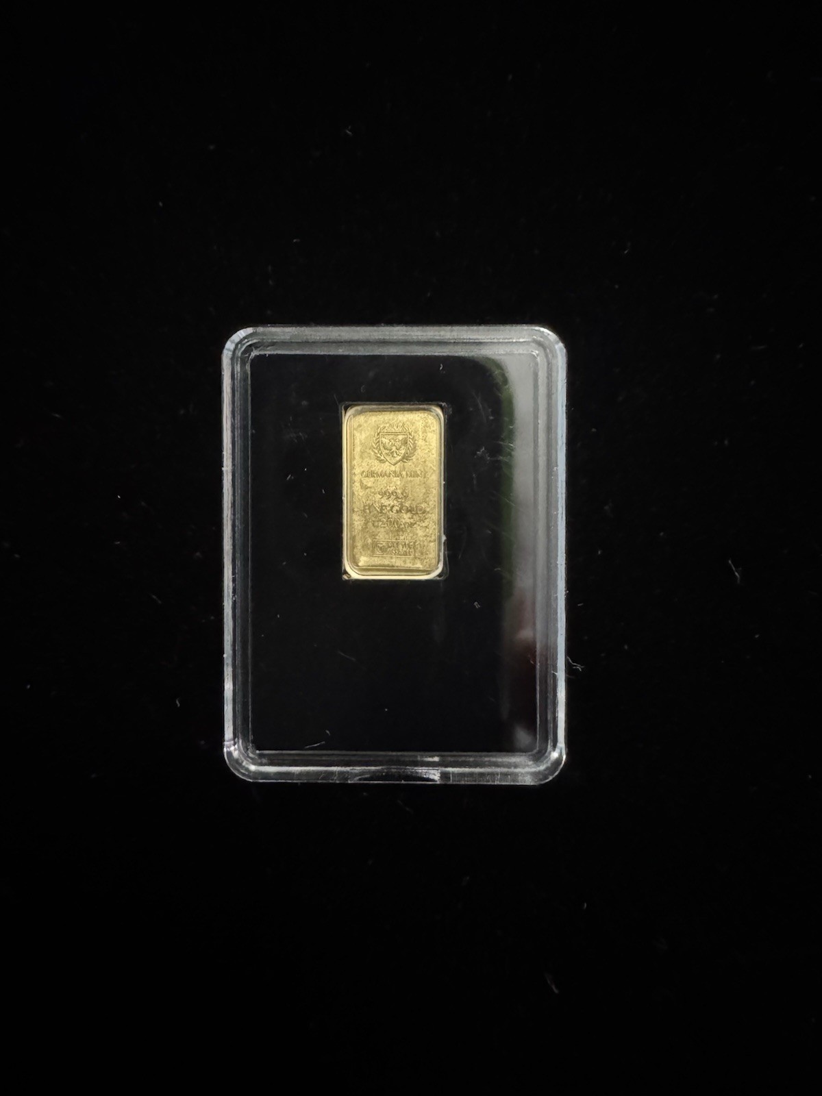 1/200 Oz Gold Bar 999.9 Fine Germania Mint Sealed Assay Mini Gold Bullion