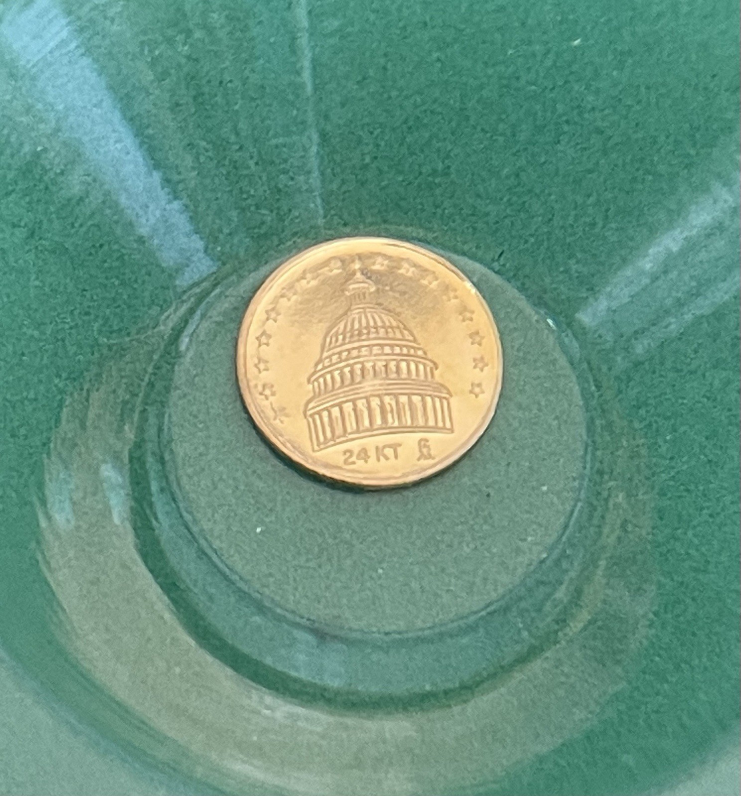 Ronald Reagan Solid Gold 24k Pure .999 Presidential Inaugural Coin