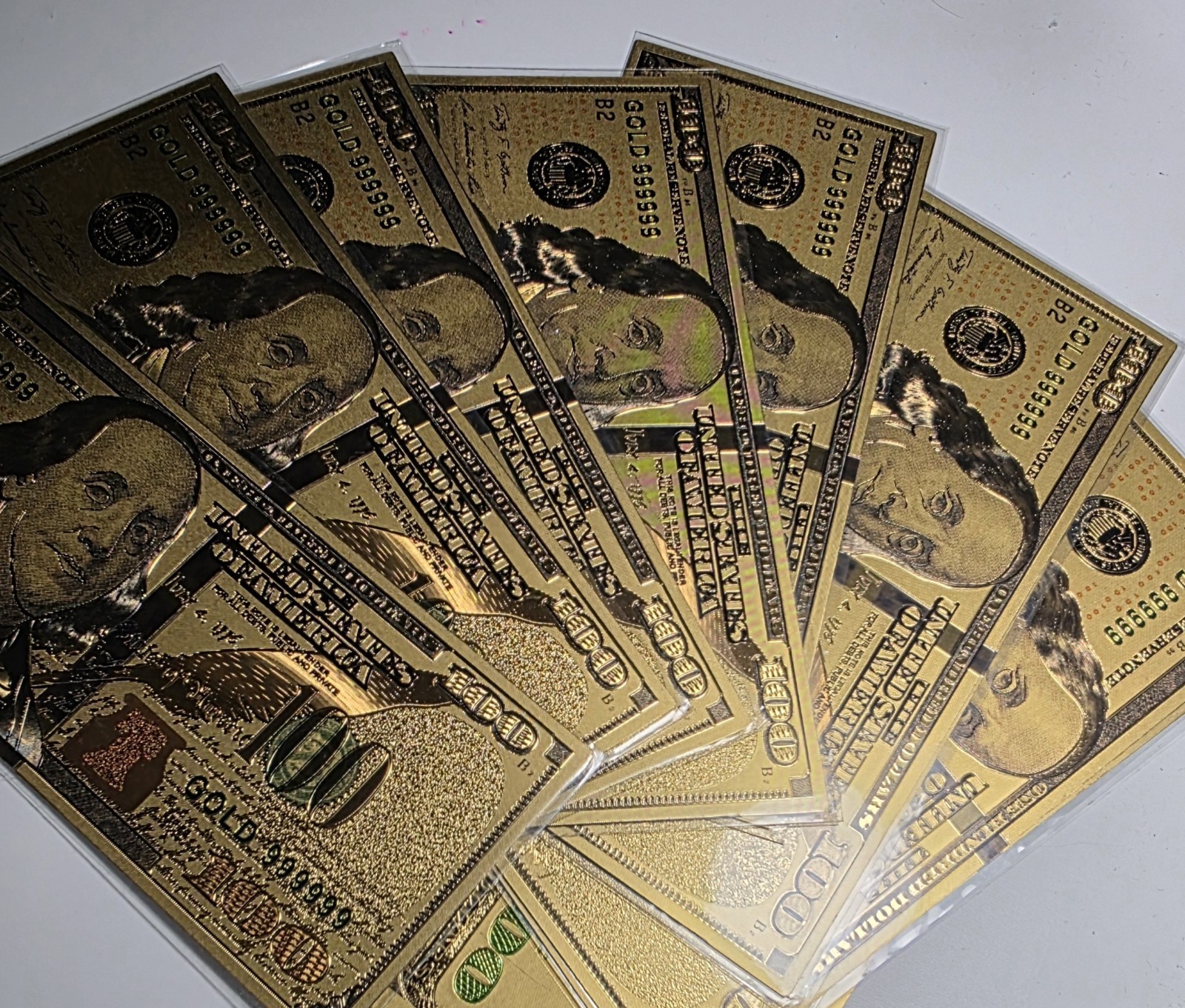 24k Gold filled $100 Bill.