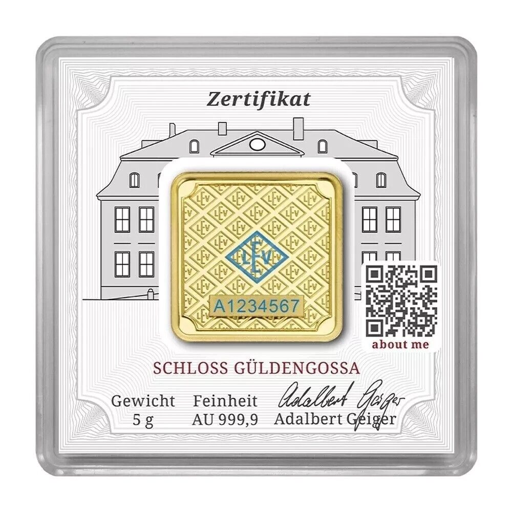 Geiger Edelmetalle Original 5 Gram Gold Bar – In Capsule