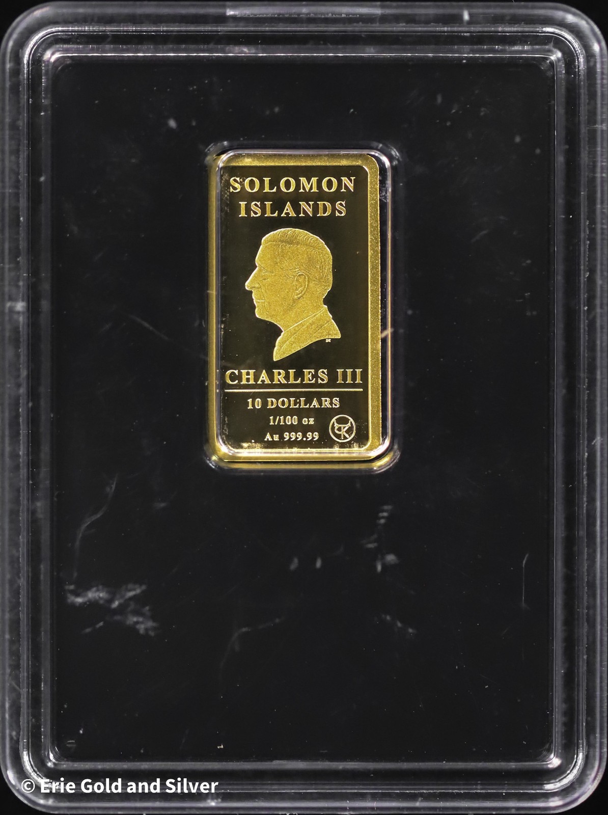 Solomon Islands Maple Leaf Proof 1/100th oz Gold Bar