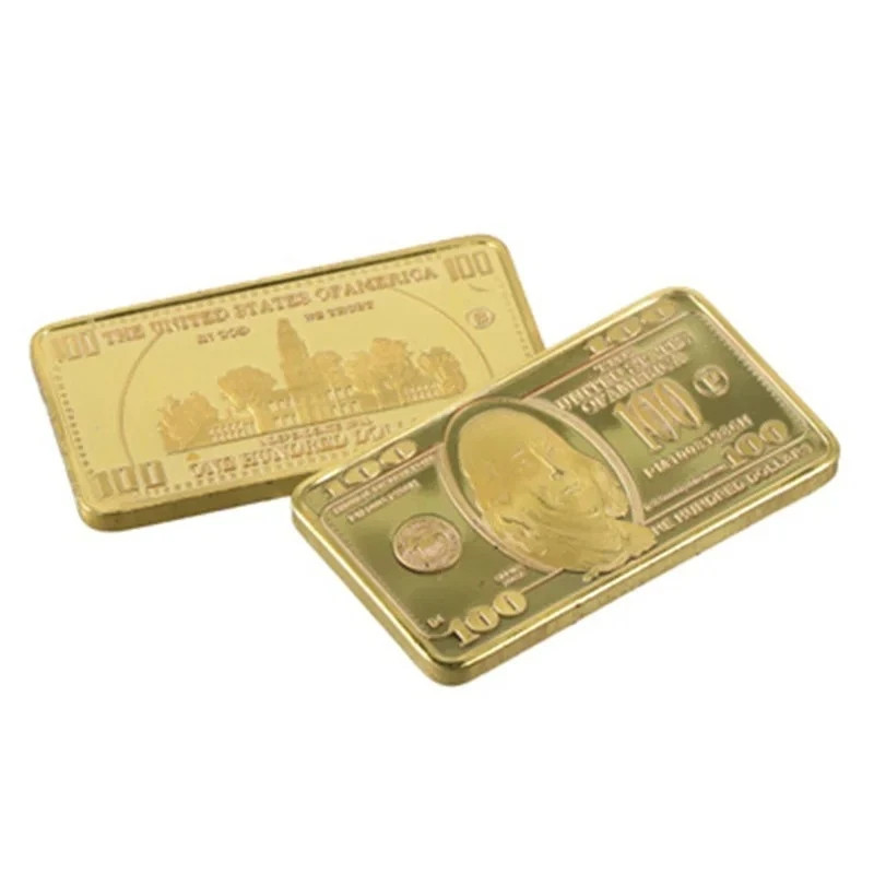 1 OZ – Gold USA 100 Dollar Bullion Bar . 999 Fine 24k