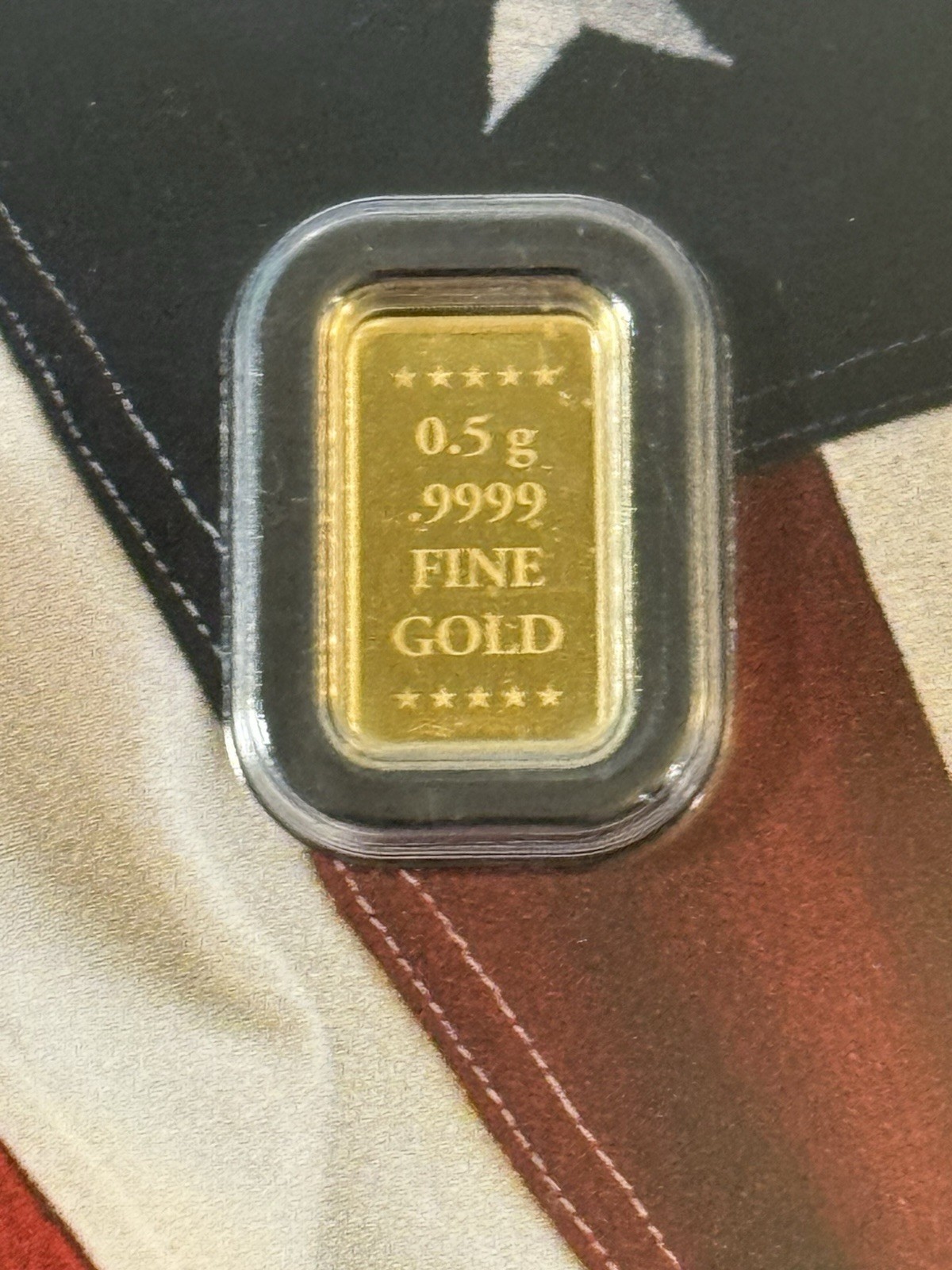 0.5 Gram .9999 Fine Gold USA 45th & 47th President Trump 2 Term MAGA in Assay!!