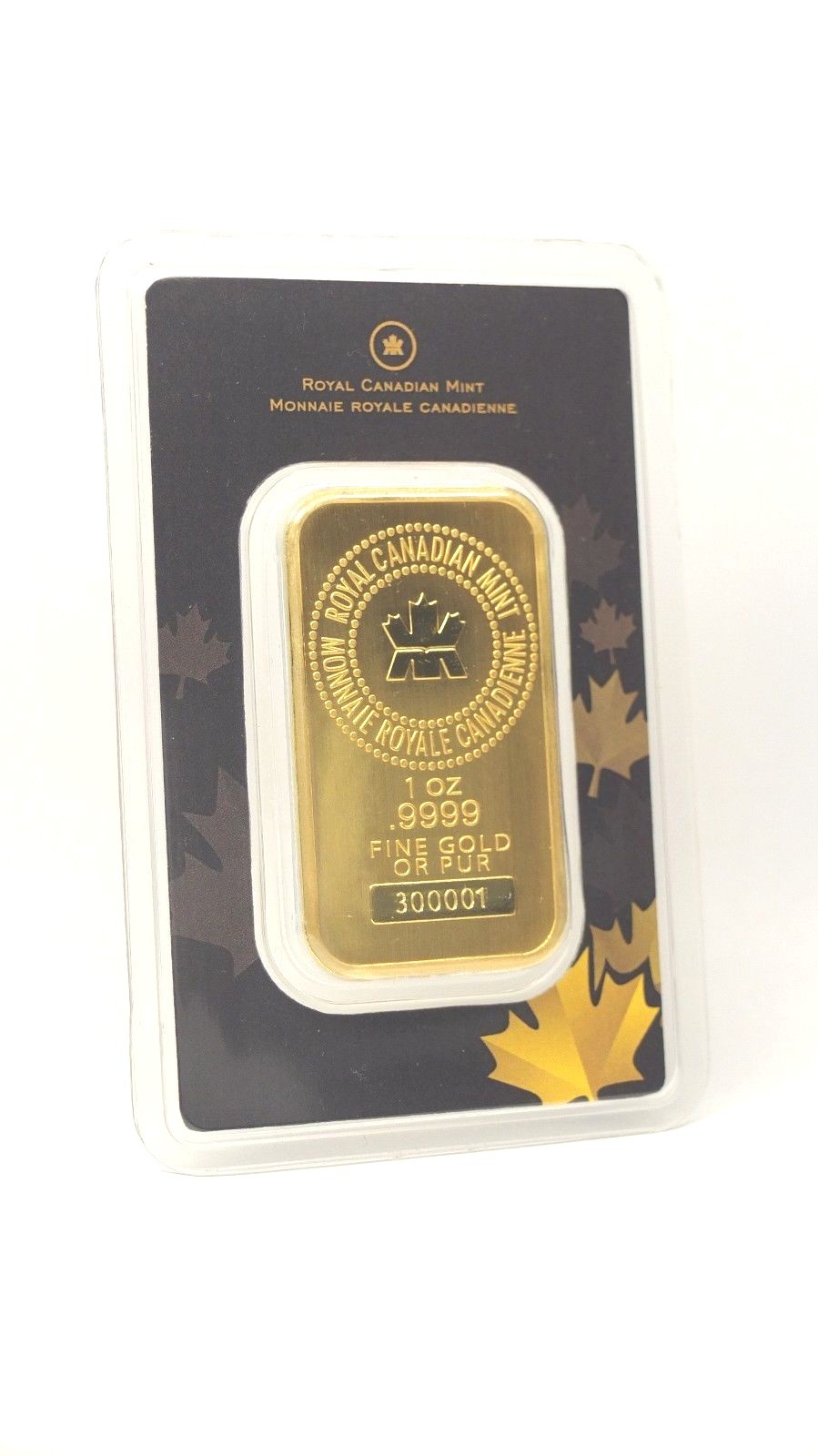 Gold 1 oz Random Brand .9999 fine Gold Bar in Sealed Assay Card