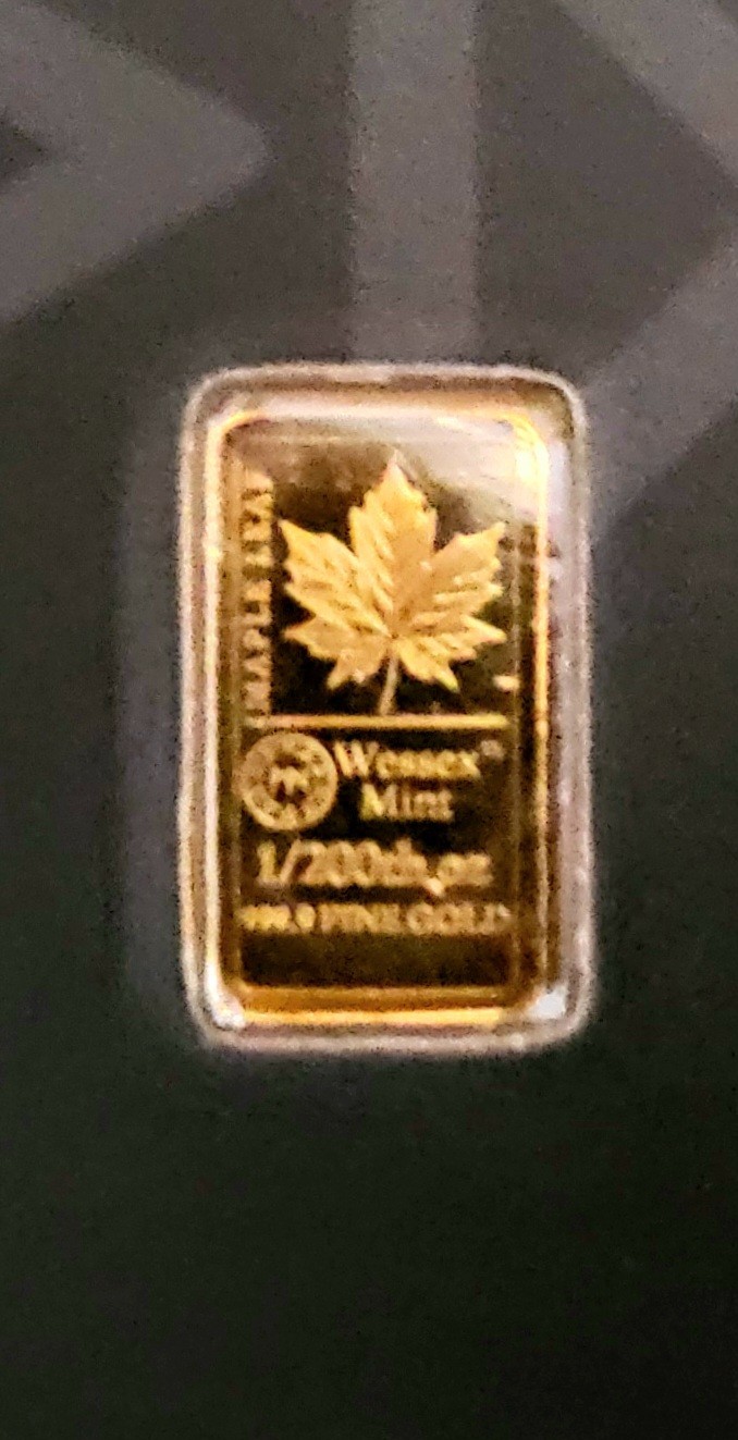 Wessex Mint x3 1/200th 24ct Gold Bars Brand New Sealed