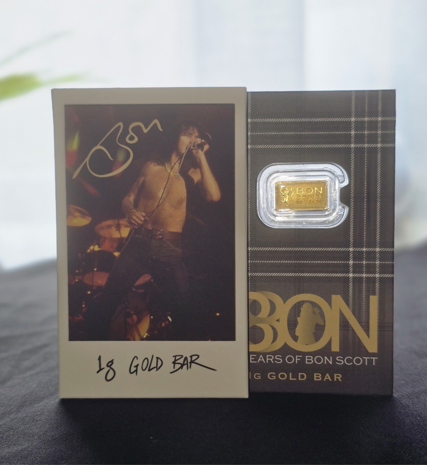2026 Perth Mint Bon Scott 1g Gold Bar