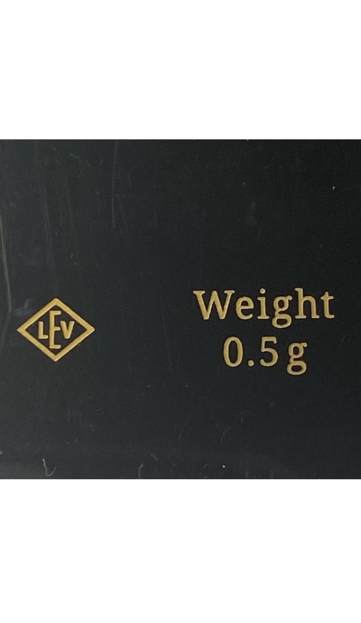 Geiger Edelmetalle 1/2 .5g Gold Bar Black Assay Card