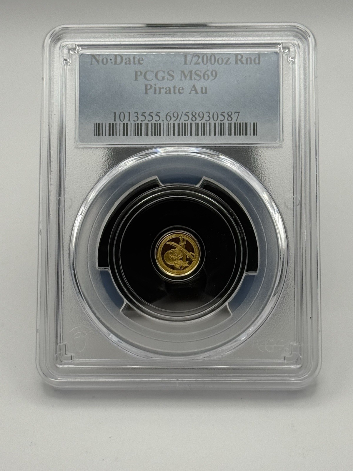 1/200 Oz Gold Round MS69 Pirate Au Limited Edition of 5,000 PCGS