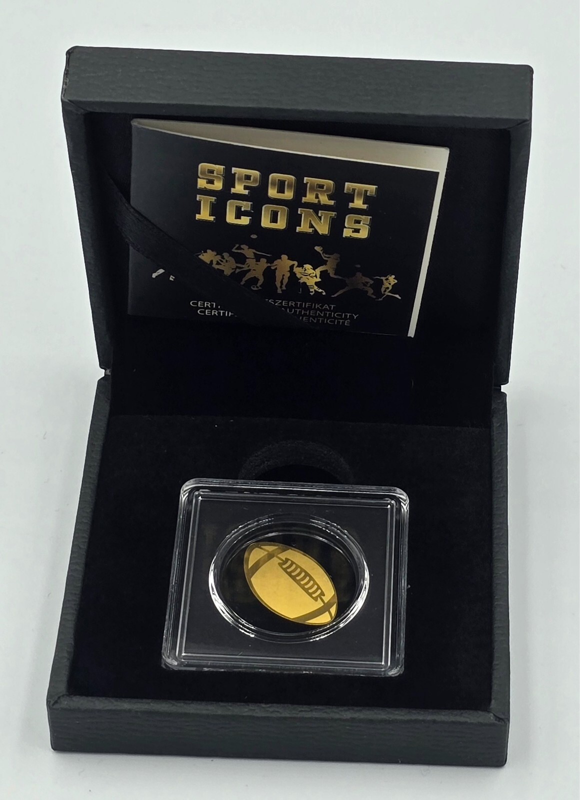 American Football 1/1000 Oz Gold Coin 3000 Francs Chad