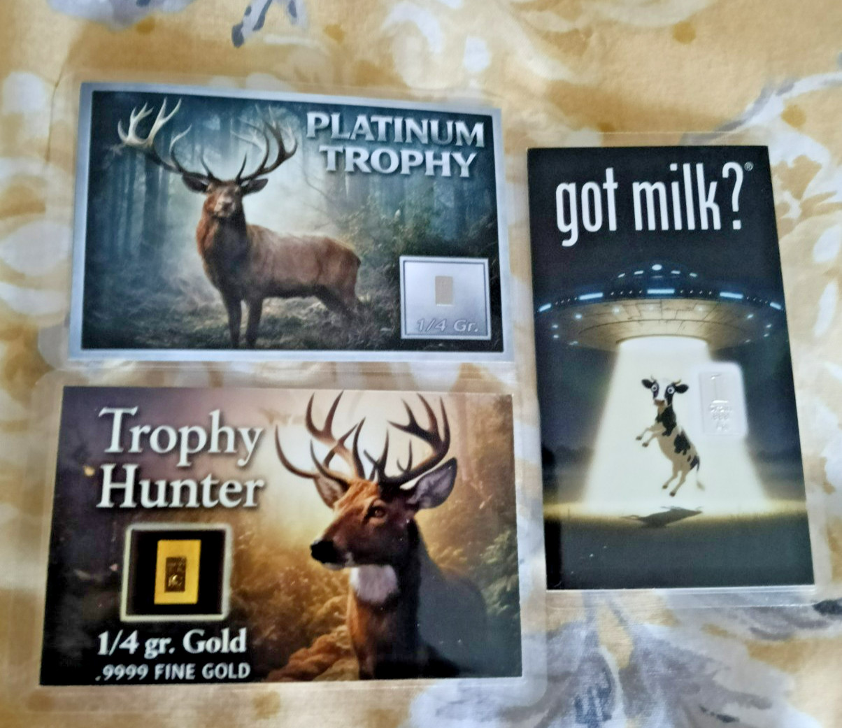 SET OF 3 GOLD,SILVER,PLATINUM BARS DIRECT FROM USA MINTS THAT WE CAN ALL AFFORD