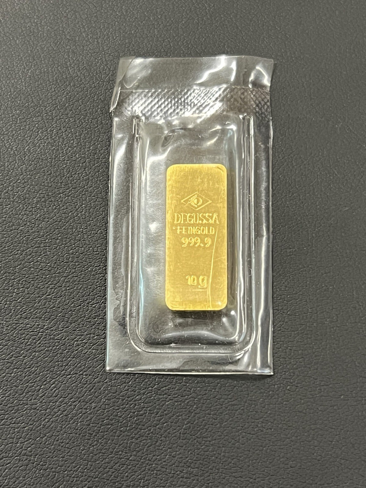 DEGUSSA FEINGOLD 10g Gold Bar 999.9 (ORIGINAL PACKAGE)