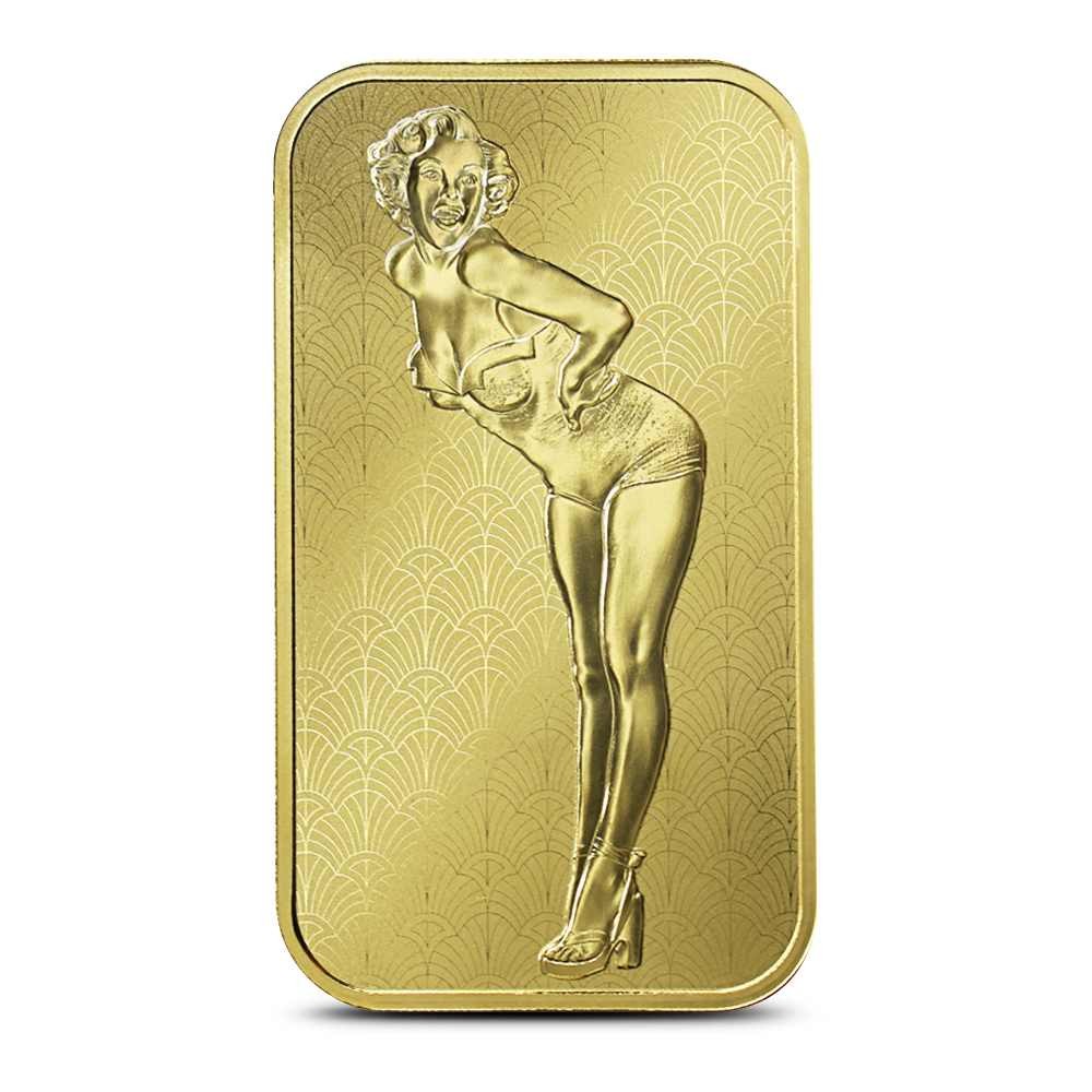 5 Gram Marilyn Monroe Gold Bar (New w Assay)