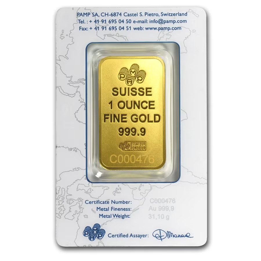 Gold Bar PAMP *Non-Fortuna* – 1 oz