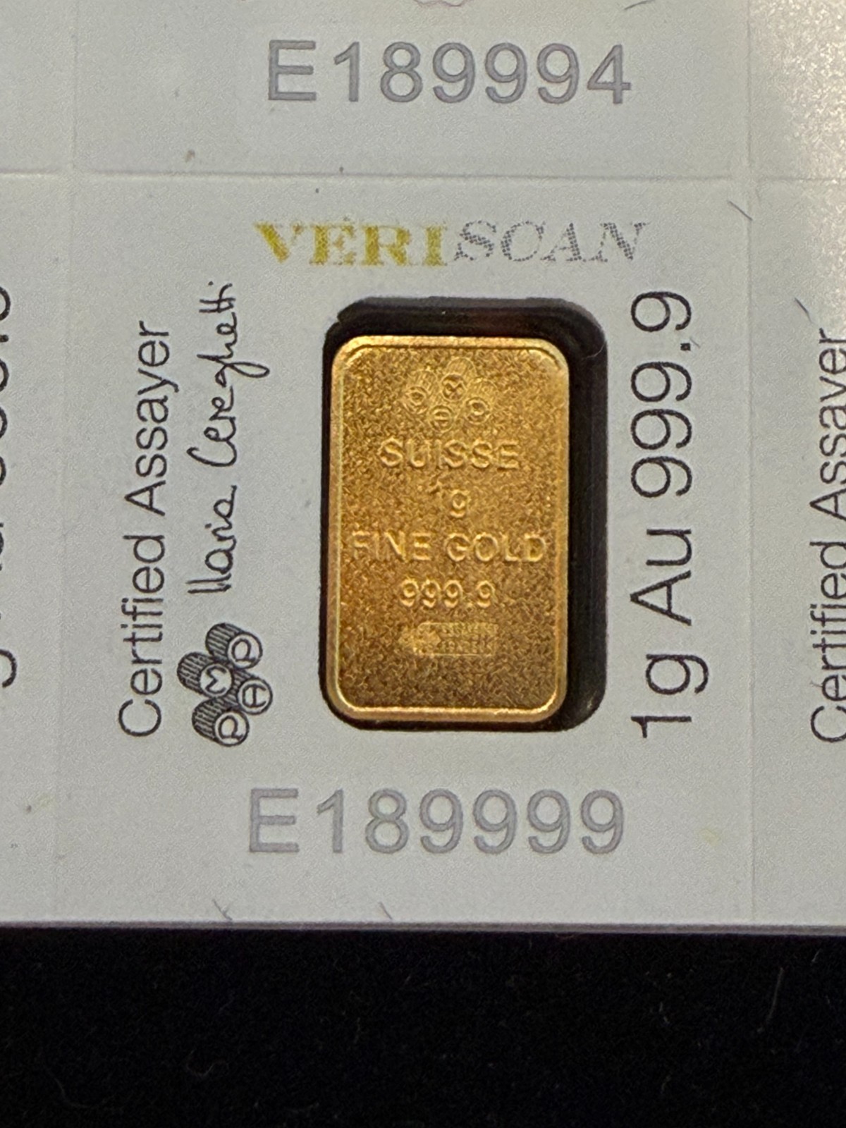 1 Gram Gold Bar – PAMP Suisse Multigram .9999 Fine Gold Fortuna Bar – IN STOCK!!