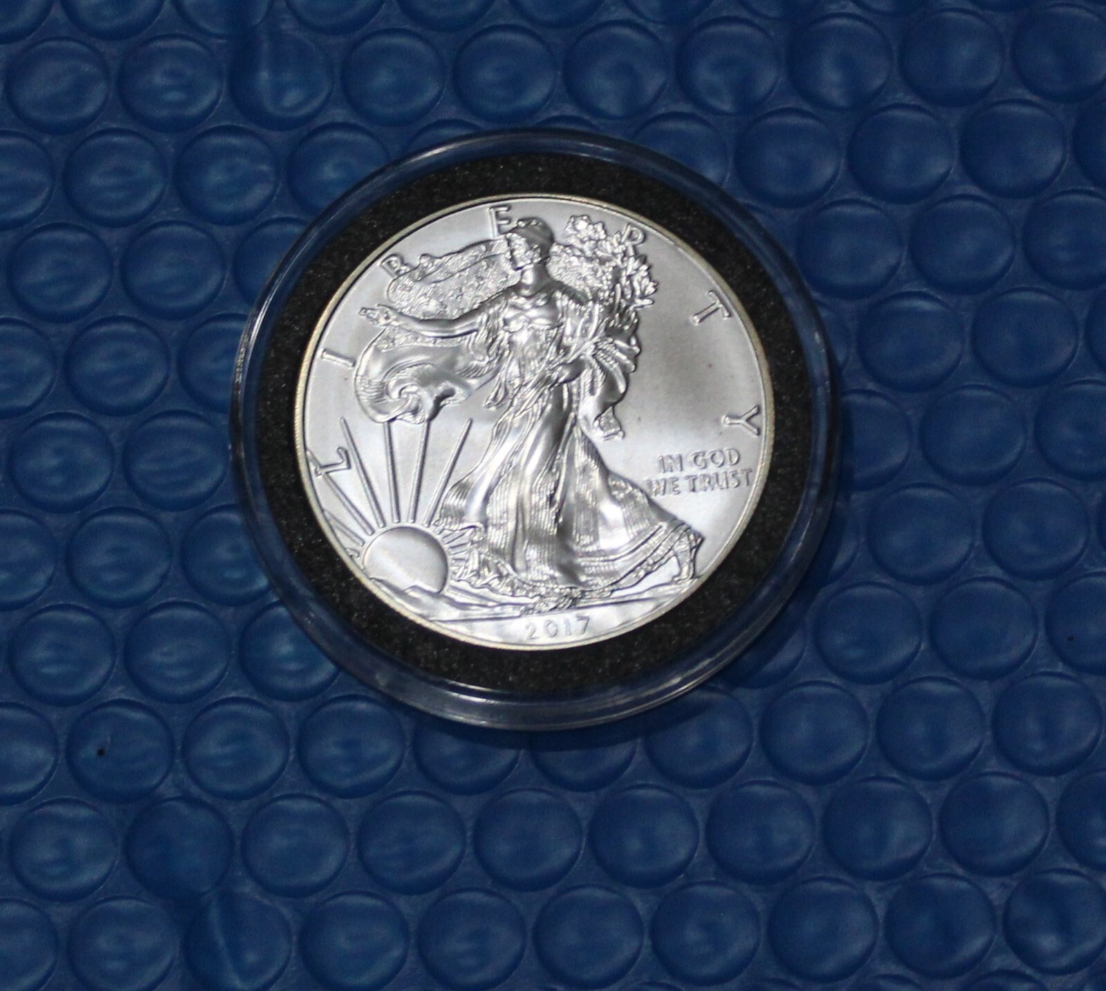 20 AIRTITE CAPULES 40.6 SILVER EAGLE DIRECT FIT BLACK RING W/STORAGE TUBE