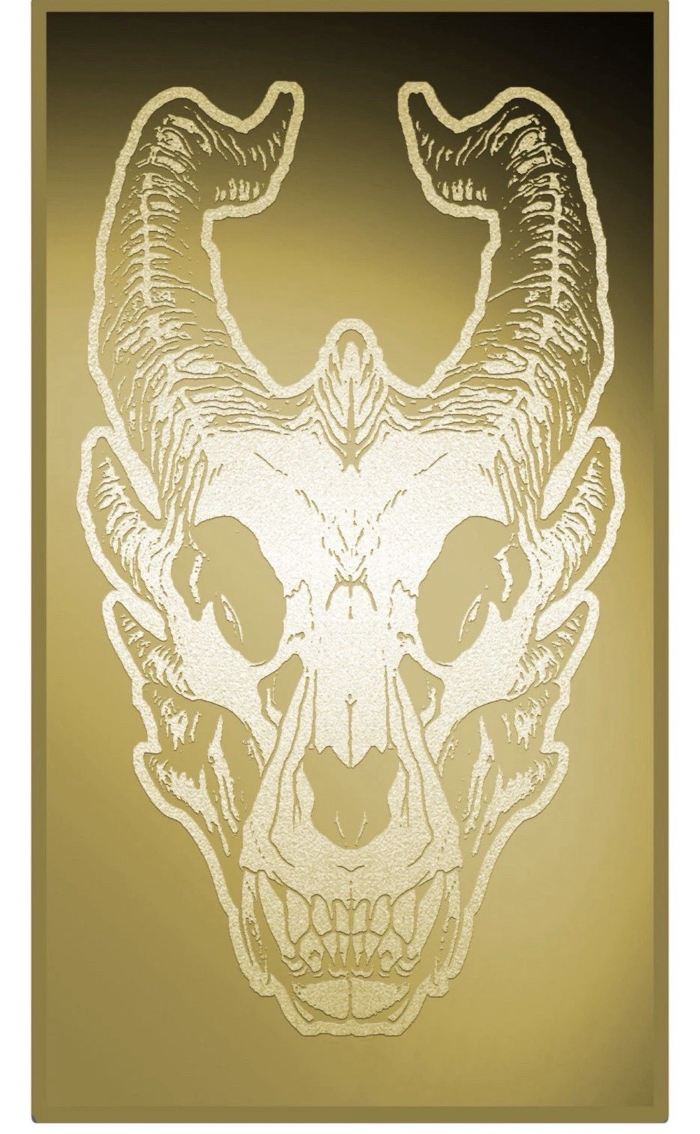 2026 Liberia Dragon Skull Proof 1/200 oz Gold Coin (999 Mintage)
