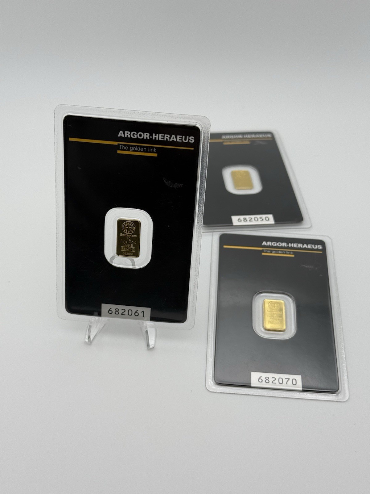 1 gram Gold Bar – Argor Heraeus – 999.9 Fine in Assay