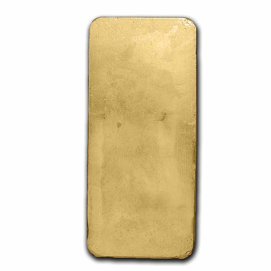 1 Kilo Cast-Poured Gold Bar – 9Fine Mint