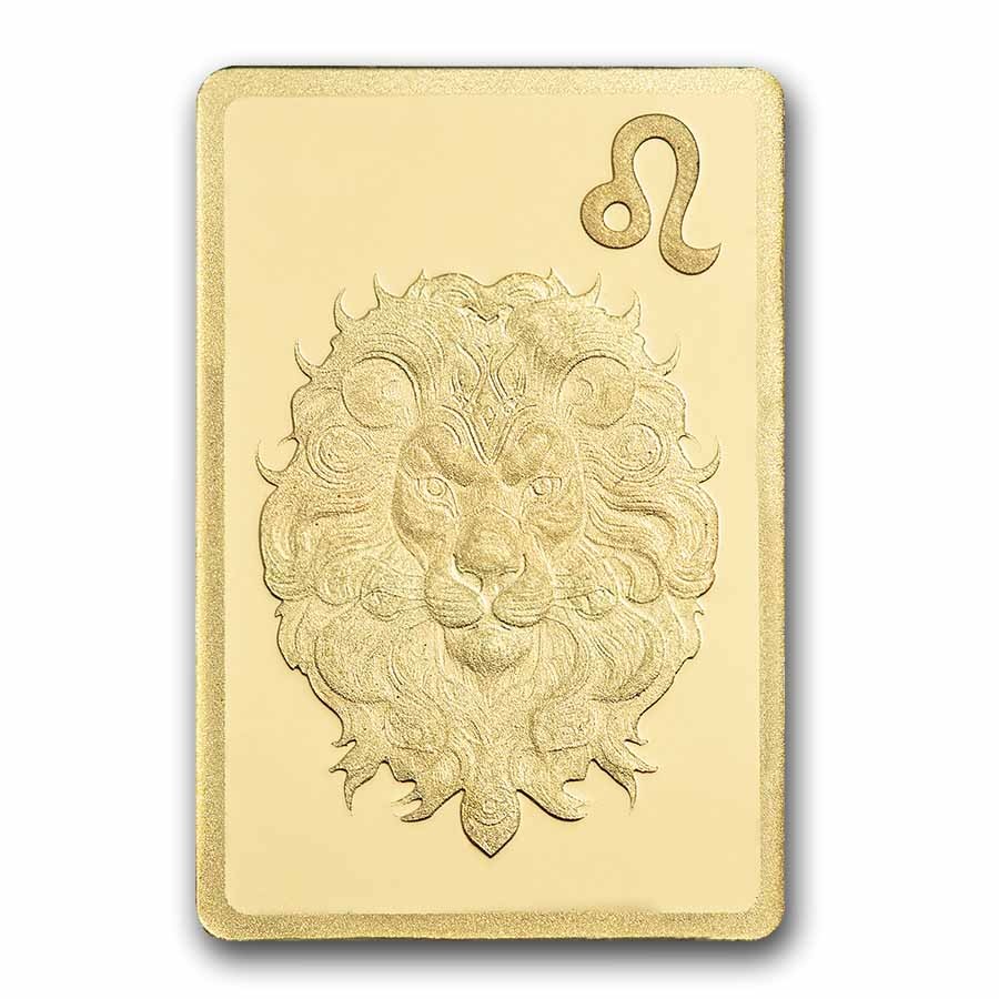 1/2 gram Gold Bar – PAMP Suisse Zodiacs: Leo
