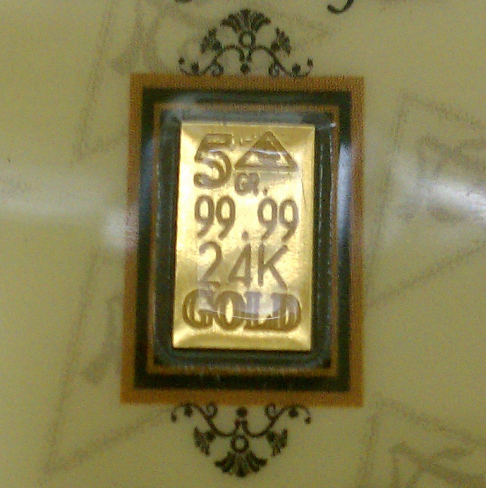 1/3 GRAM SOLID GOLD BAR 24K PURE ACB PREMIUM BULLION 999.9 FINE CERTIFIED G