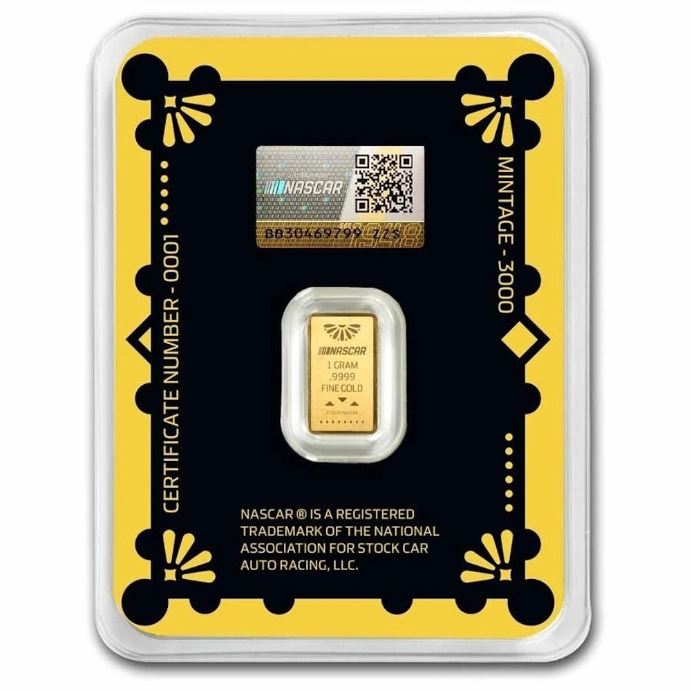 1 gram Gold Bar – NASCAR Mexico International Cup
